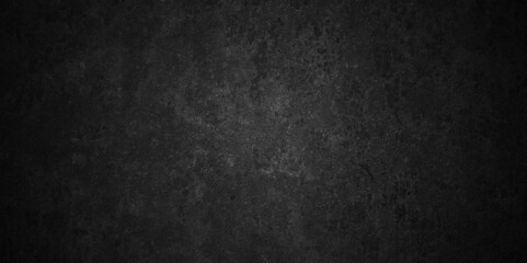 Abstract design with textured black stone wall background. Modern and geometric design with grunge texture, elegant luxury backdrop painting paper texture design .Dark wall texture background space	
