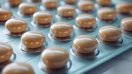 pharmaceutical products, tablets, tablets, dietary supplements in blister packaging

