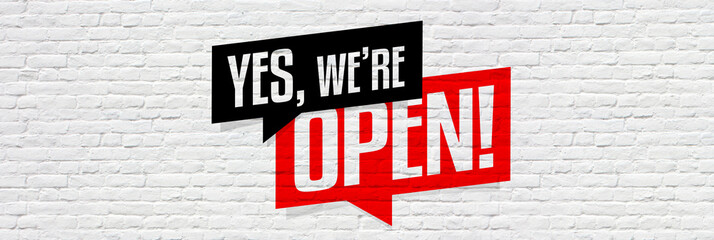 Yes! we are open