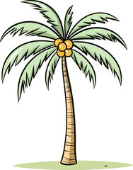 Palm Tree Vector Drawing Free Nature's Sketchbook