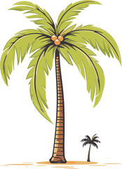 Palm Tree Vector Illustration EPS Free Download Nature's Beauty