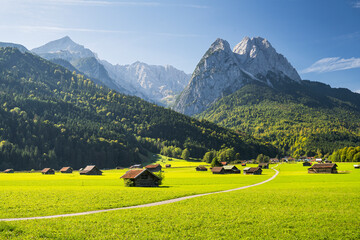 Waxenstein, Grainau, Werdenfelser Land, Bayern, Deutschland