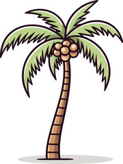 Palms in Bloom Vectorized Coastal Magic