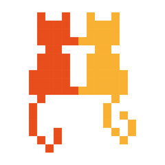 Cat pixel icon - 757148600
