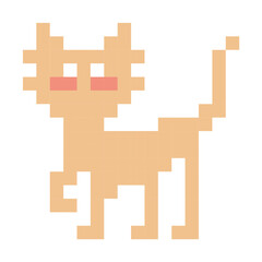 Cat pixel icon - 757148604