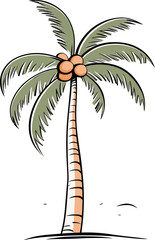 Vectorized Delight Palms Whispering Tropical Tales