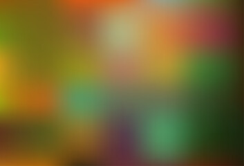 Light Green, Yellow vector blurred shine abstract background.