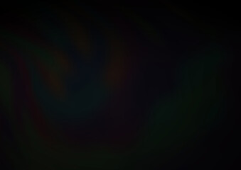 Dark Black vector blurred shine abstract pattern.