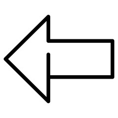 left arrow icon