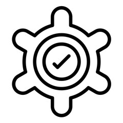Vector Design Quality Control Icon Style