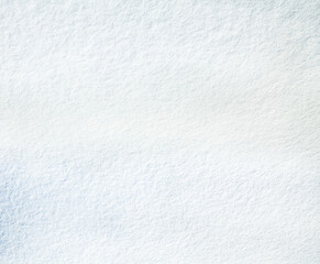 White snow surface