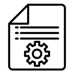 Vector Design Work Instruction Icon Style