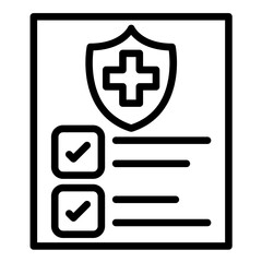 Vector Design Health Insurance Icon Style