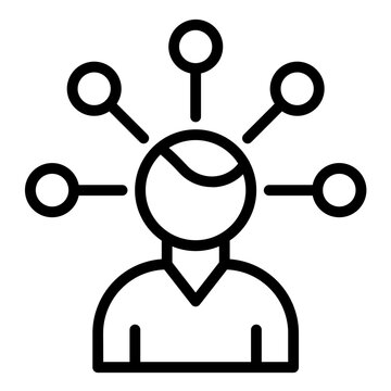 Vector Design Multiskilling Icon Style