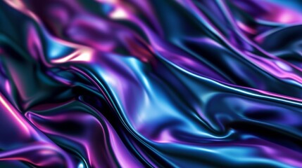 Abstract Fluid Art Pattern with Vibrant Blue and Pink Hues