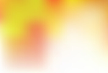 Light Yellow, Orange vector abstract bright template.