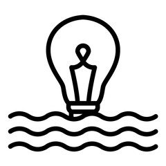 Vector Design Innovation Wave Icon Style
