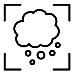Vector Design Thought Bubble Icon Style