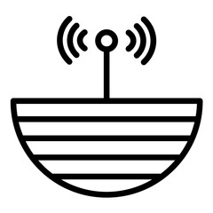 Vector Design Trailblazing Beacon Icon Style