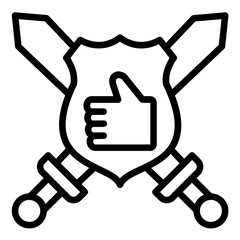 Vector Design Sure Guardian Icon Style