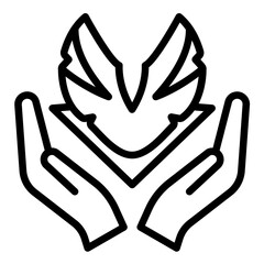 Fototapeta premium Vector Design Trust Vanguard Icon Style