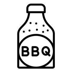 Vector Design BBQ Sauce Icon Style
