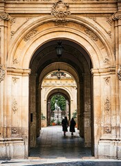 entrance to the cathedral 