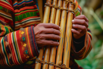 Scenes capturing the beauty of Andean pan flutes, encouraging musicians to explore their unique tones for diverse and culturally rich musical compositions.