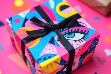 Capture the joy and excitement with this beautifully colored gift box, accentuated by an elegant...