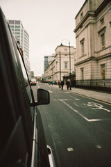 Taxi por las calles de Londres