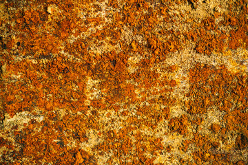 Rust on old rough metal close-up, industrial background