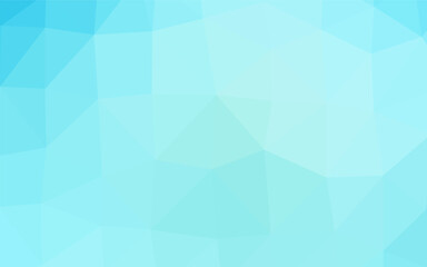 Fototapeta premium Light BLUE vector abstract polygonal layout.