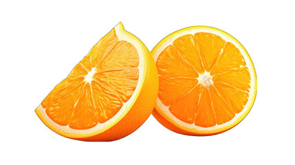 Fototapeta premium Create A High quality an Orange with a slice
