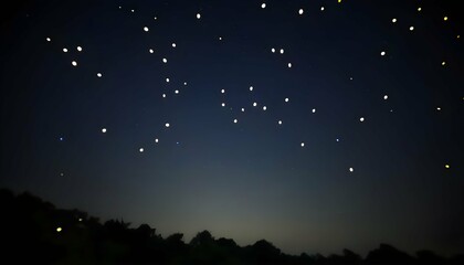 Fireflies Twinkling Like Stars In The Night