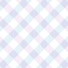 Plaid seamless pattern, plaid print in pastel colors.