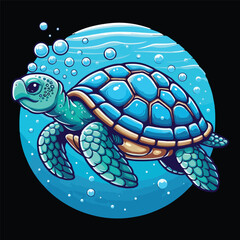 turtle vector logo and t shirt design.