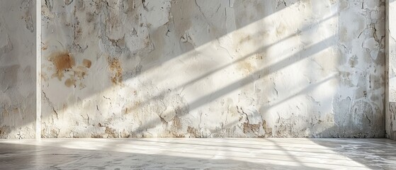 A white wall with an abstract shadow