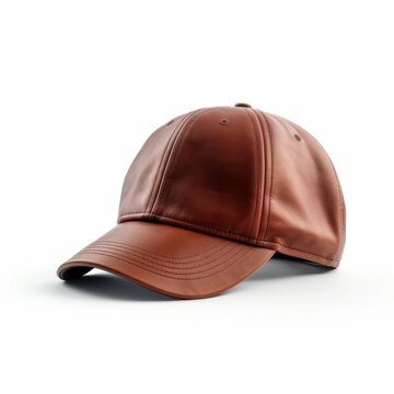 Brown Cap isolated on white background