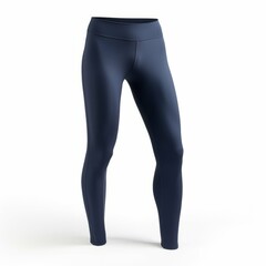Navy Blue Leggings isolated on white background