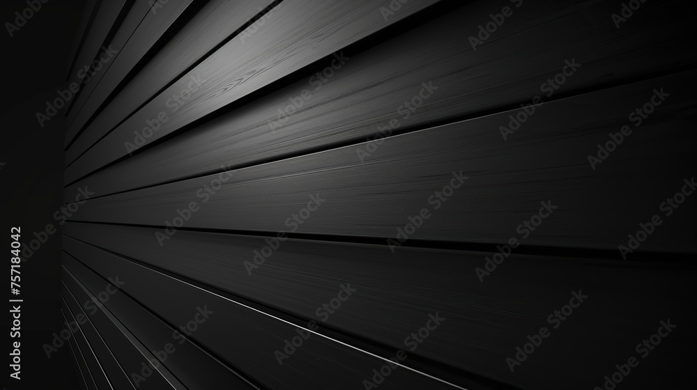 Poster an image featuring linear wood planks casting subtle shadows, offering a minimalist yet dynamic aest
