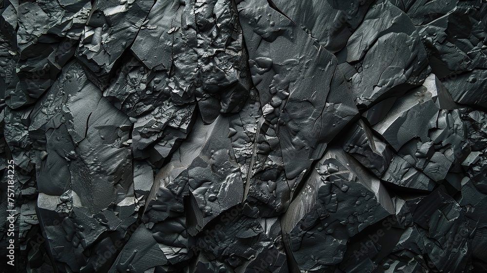Poster capturing the intricate fissures in charcoal, this image offers a textured abstract background ideal