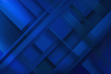 Abstract elegant dark blue geometric shapes background.