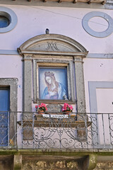 Vitorchiano, strade, vicoli, piazze e case della città medievale - Viterbo, Tuscia Lazio	