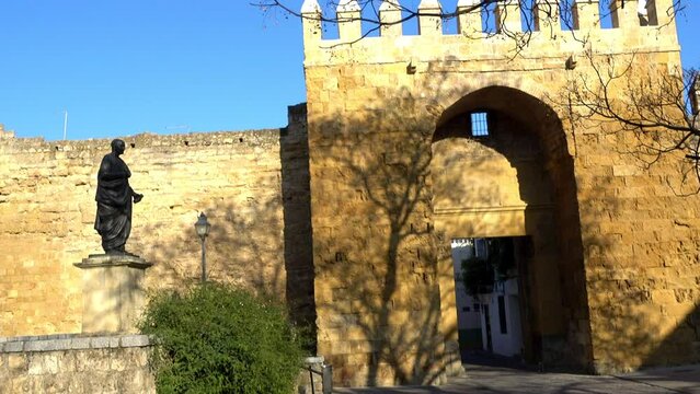 Almodovar Gate in Cordova, Spain