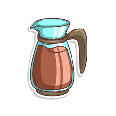 Coffee drink in cup illustration

