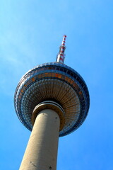 2018.06.12 Berlin, evocative image of the television tower, 
the tallest building in all of Germany