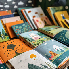 Children's Book Wonderland - A set of picture books on a shelf