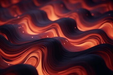 A close-up shot of a surreal and abstract pattern with mysterious shapes and forms, featuring a dreamy atmosphere