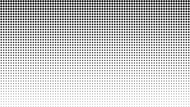 Rhombus vector abstract geometric technology background. Square halftone pattern isolated on transparent background.