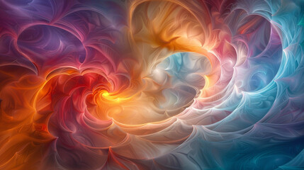 Abstract allure, illusionary depth, 3D dreamscape, restful tranquility beckons.